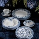 Ver mais imagens de Aparelho de Jantar 16 Peças Azzura Porcelana Tramontina Azul Mesa Posta 4 Pessoas