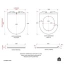 Ver mais imagens de Assento Termofixo com Soft Close para Vaso Sanitário Amazonita Pingoo.casa - Cinza