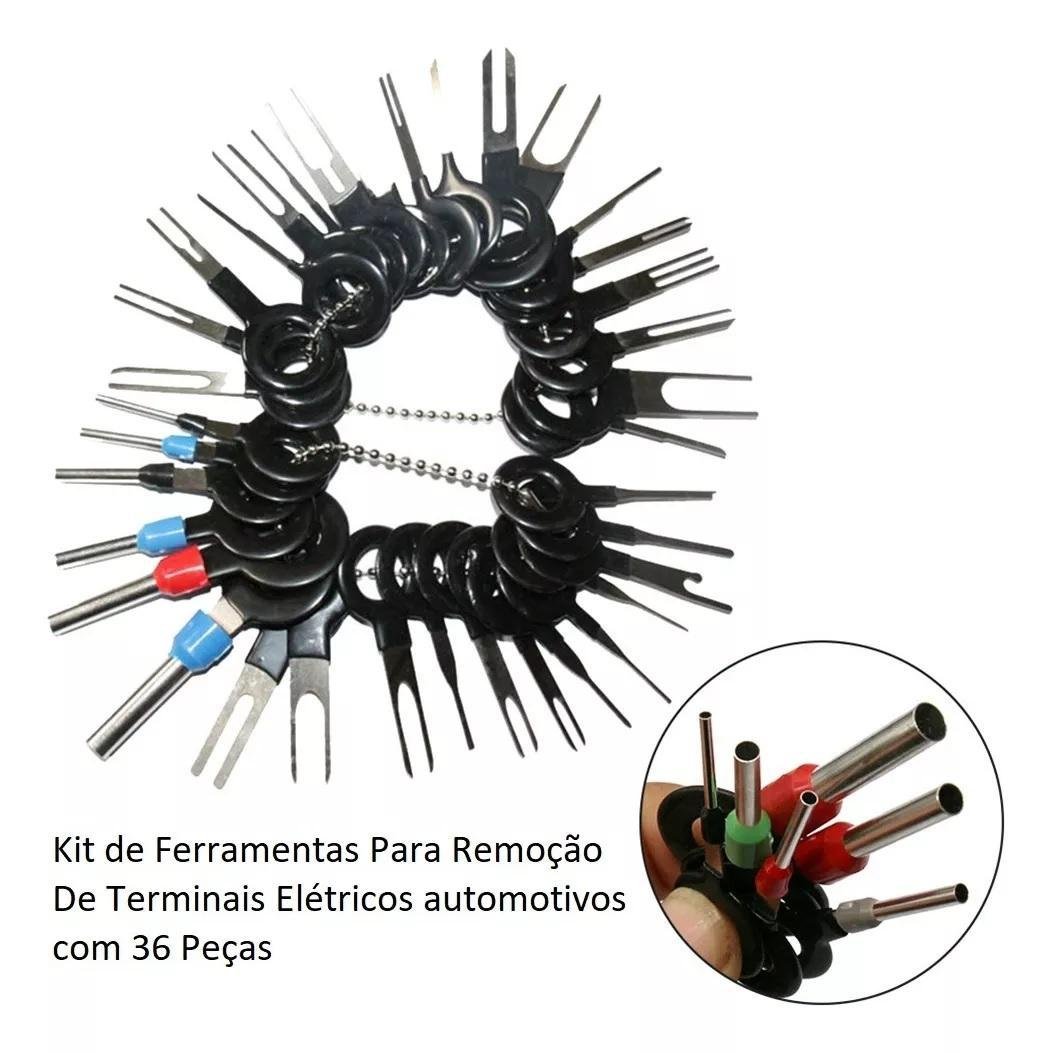 Kit Ferramenta para Remoção de Terminais Elétricos 36 Peças - 4