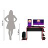 EscrivaninhA Sky Gamer Preta / vermelha - 6