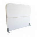 Ver imagem 1 de Cabeceira de Cama Box Casal 140cm Orgânica Branco - Corino