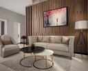 Ver imagem 2 de Quadro Decorativo Abstrato Canvas Moldura Filete Guarda Chuva Proteção Flor Gg