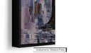Ver imagem 5 de Quadro Decorativo Abstrato Canvas Moldura Filete Guarda Chuva Proteção Flor Gg