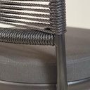 Ver imagem 3 de Kit 2 Cadeiras Corda Náutica de Alumínio para Sala de Jantar Área Gourmet e Cantinho do Churrasco