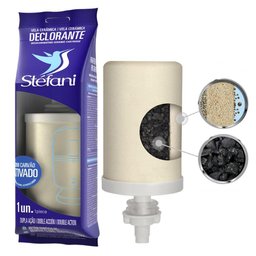 Kit 02 Un Vela Filt Barro Dupla Ação Carvão Ativado Stéfani - 2