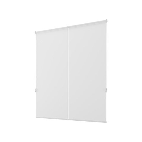 Persiana Rolô Blackout PVC Kit Larg 2,70x1,70 Alt:Branco