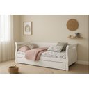 Ver imagem 2 de Bicama Bella com Auxiliar Branco – Funcional e Perfeita para Quarto Infantil ou Juvenil