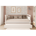 Ver imagem 4 de Bicama Bella com Auxiliar Branco – Funcional e Perfeita para Quarto Infantil ou Juvenil