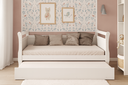 Ver imagem 4 de Bicama Bella com Auxiliar Branco – Funcional e Perfeita para Quarto Infantil ou Juvenil