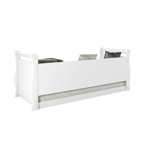 Bicama Bella com Auxiliar Branco – Funcional e Perfeita para Quarto Infantil ou Juvenil