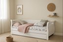 Ver imagem 3 de Bicama Bella com Auxiliar Branco – Funcional e Perfeita para Quarto Infantil ou Juvenil