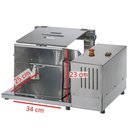 Ver imagem 3 de Misturador de Carne Industrial Malta Elétrica 15kg Aço Inox Misturadeira Bivolt 3101097