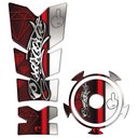 Ver imagem 1 de Kit Protetor Tanque e Bocal Adesivo Moto Yamaha Fz15 Vermelho Teu Adesivo