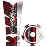 Kit Protetor Tanque e Bocal Adesivo Moto Yamaha Fz15 Vermelho Teu Adesivo - 1