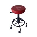 Ver imagem 1 de Mocho Estética com Base de Ferro com Apoio de Pé com Rodízio Corano Vermelho
