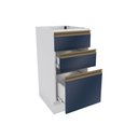 Ver imagem 2 de Balcão 3 Gavetas Kappesberg Celeste 100% Mdf Branco-azul Profundo 40cm
