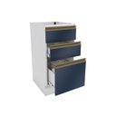 Ver imagem 4 de Balcão 3 Gavetas Kappesberg Celeste 100% Mdf Branco-azul Profundo 40cm