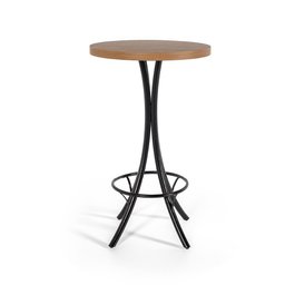Mesa para Varanda Alta Redonda com 3 Lugares Preto - 2