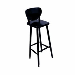 Mesa para Varanda Alta Redonda com 3 Lugares Preto - 4