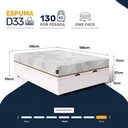 Ver imagem 5 de Cama Box Baú com Colchão Ortopédico de Espuma D33 a Vácuo Sonno Full - Lucas Home - Casal