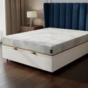 Ver imagem 3 de Cama Box Baú com Colchão Ortopédico de Espuma D33 a Vácuo Sonno Full - Lucas Home - Casal