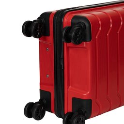 Conjunto de Malas Travelux St. Gallen Polipropileno - P, M e G Vermelha - 8