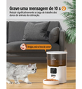 Ver imagem 5 de Comedouro Dispensador Alimentador de Ração Wifi 4 Litros para Cachorros e Gatos