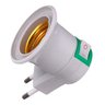 20x Adaptador Tomada Soquete E27 P/ Lampada Bivolt Chave Lig WLXY WLXY-66 - 1