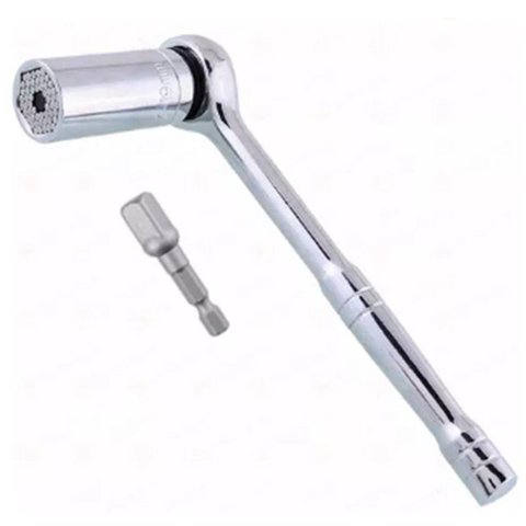 Ferramenta Universal Soquete 7mm a 19mm Catraca 3/8