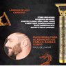 Maquina Acabamento Profissional Cabelo Barba sem Fio Premium - 9