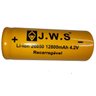 Bateria Recarregável Jws 26650 /12800mah 4.2v para Lanterna - 2