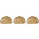Ver imagem 1 de 3 Luminaria de Bambu Artesanal Fibra Natural Corredor Nat65
