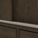 Ver imagem 4 de Guarda Roupa Chicago 3 Portas 9 Gavetas Com Espelho e Pés Tcil:Cumaru Rustic