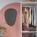 Ver imagem 5 de Guarda Roupa Closet 02 Cabideiros 183x60cm Branco Proddy