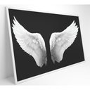 Ver imagem 3 de Quadro Asas De Anjo 90x60 Cm Vidro Impresso