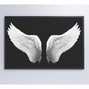 Ver imagem 5 de Quadro Asas De Anjo 90x60 Cm Vidro Impresso