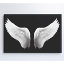 Ver imagem 2 de Quadro Asas De Anjo 90x60 Cm Vidro Impresso