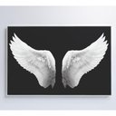 Ver imagem 4 de Quadro Asas De Anjo 90x60 Cm Vidro Impresso