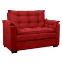 Ver imagem 1 de Sofá 2 Lugares Confortável Pequeno 140cm Small Cores Herrero Cor:Vermelho