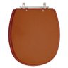 Assento Sanitário Poliester Village Caramelo para Louça Deca - 1