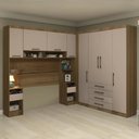 Ver imagem 1 de Guarda Roupa Casal Modulado Cp05 Delphi Avelã/cinnamon L01 - Mpozenato