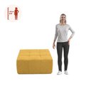 Ver imagem 4 de Puff para Apoio de Pés Modular 86cm Sync Kappesberg Boucle Mostarda
