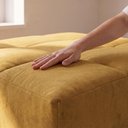 Ver imagem 5 de Puff para Apoio de Pés Modular 86cm Sync Kappesberg Boucle Mostarda