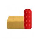 Ver imagem 7 de Puff para Apoio de Pés Modular 86cm Sync Kappesberg Boucle Mostarda