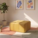 Ver imagem 1 de Puff para Apoio de Pés Modular 86cm Sync Kappesberg Boucle Mostarda