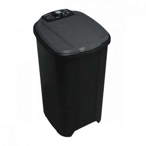 Tanquinho Lavadora de Roupas 10 Kg 220v Black Newmaq Preto 220v