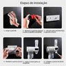 Porta Escova de Dentes Suporte de Pasta Automático e Esterilizador Uv - 3