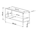 Ver imagem 3 de Sapateira Banco Multiuso Vermont/preto Industrial Artesano - Artesano Home