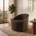 Ver imagem 1 de Poltrona Classica Confortavel Ideal para Sala Marrom Leticia