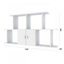 Ver imagem 6 de Quarto Infantil Completo Docinho com Guarda-Roupa 3 Portas, Cômoda, Mini Cama e Nicho Espresso Móvei Branco